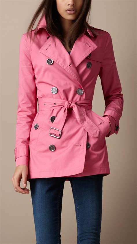 burberry trenchcoat damen rosa|burberry trench coats for women.